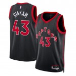Toronto Raptors Trikot Pascal Siakam 43 Jordan 2022-23 Statement Edition Schwarz Swingman - Herren